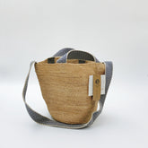 StrawWeave Eco-Friendly Handwoven Raffia Bag  Crossbody Bag, Handheld Straw Bag, Bucket Bag, Versatile Shoulder Woven Bag, Beach Bag